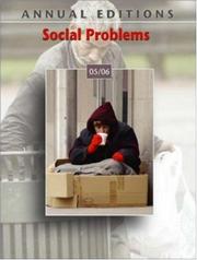 Cover of: Annual Editions: Social Problems 05/06 (Annual Editions : Social Problems)
