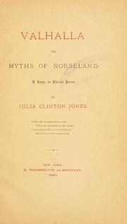 Cover of: Valhalla by Julia Clinton Jones