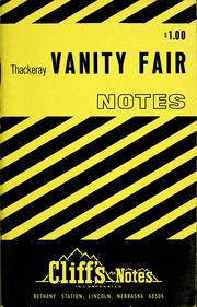 Cover of: Vanity fair: notes ...