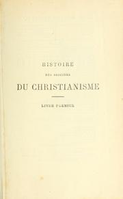 Cover of: Vie de Jésus by Ernest Renan