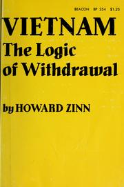 Cover of: Vietnam: the logic of withdrawal