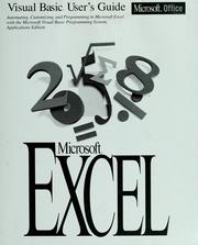Cover of: Visual Basic user's guide, Microsoft Excel version 5.0 by 