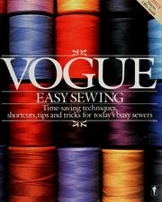 Cover of: Vogue Easy Sewing by Lynn C. Ferrari
