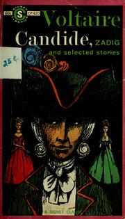 Cover of: Voltaire's Candide: Zadig and selected stories