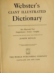 Cover of: Webster's Giant illustrated dictionary, new