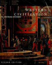 Cover of: Western civilization by Thomas F.X. Noble ... [et al.].