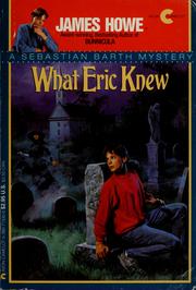 Cover of: What Eric knew by Jean Little