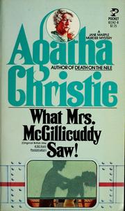 Cover of: What Mrs. McGillicuddy saw! by Agatha Christie