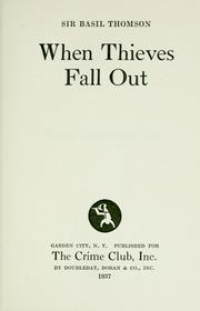 Cover of: When Thieves Fall Out