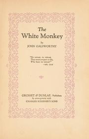 Cover of: The white monkey