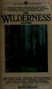 Cover of: The Wilderness reader