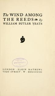 Cover of: The wind among the reeds by William Butler Yeats