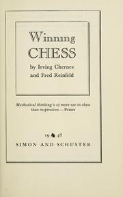 Cover of: Winning chess