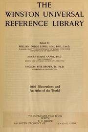 Winston Universal Reference Library William Dodge, Henry Seidel Can|||& Thomas Kite Brown, Jr. Lewis