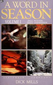 Cover of: A Word in season