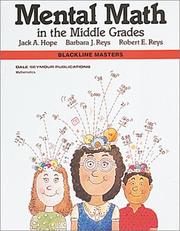 Cover of: Mental Math in the Middle Grades