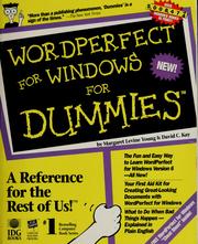 Cover of: WordPerfect for Windows for dummies by Margaret Levine Young