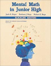 Cover of: Mental Math in Junior High