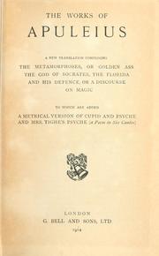 Cover of: The works of Apuleius by Apuleius