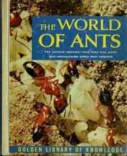 Cover of: The world of ants by G. Collins Wheat