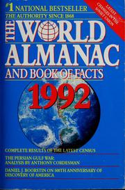 Cover of: World almanac and book of facts, 1992.