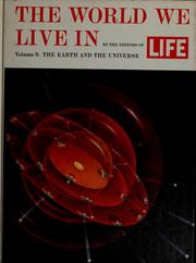 Cover of: The world we live in