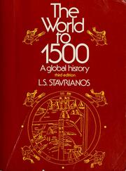 Cover of: The world to 1500 by Leften Stavros Stavrianos