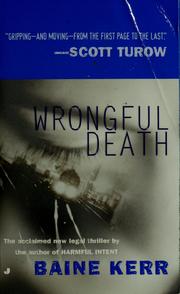 Cover of: Wrongful death