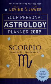 Cover of: Your personal astrology planner 2009 - Scorpio