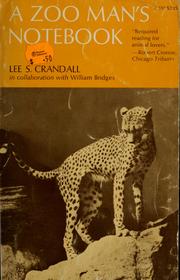 Cover of: A zoo man's notebook by Lee S. Crandall