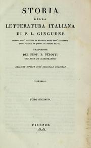 Cover of: Storia della letteratura italiana