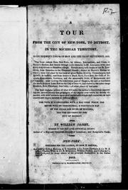 A tour from the city of New-York, to Detroit, in the Michigan Territory, made between the 2d of May and the 23d of September, 1818 by Darby, William