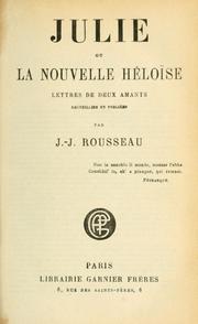Cover of: Julie by Jean-Jacques Rousseau