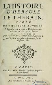 L'Histoire d'Hercule le Thébain by Caylus, Anne Claude Philippe comte de