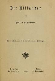 Cover of: Die Nilländer