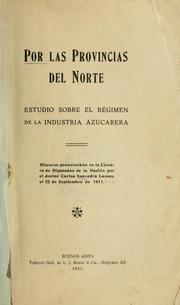 Cover of: Por las provincias del norte