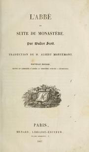 Cover of: L'abbé by Sir Walter Scott
