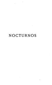 Cover of: Nocturnos