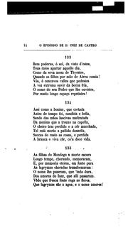 Cover of: O episodio de D. Inez de Castro: excerpto do canto III dos Lusiadas