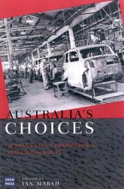 Australia's choices : options for a prosperous and fair society