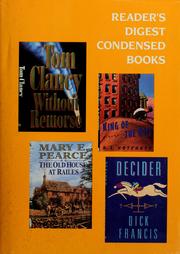 Cover of: Reader's Digest condensed books by Tom Clancy