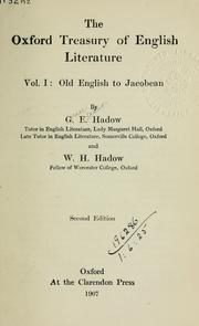 Cover of: The Oxford treasury of English literature