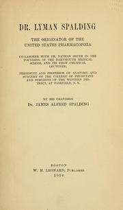 Cover of: Dr. Lyman Spalding by James Alfred Spalding