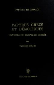 Cover of: Papyrus grecs et démotiques recueillis en Égypte