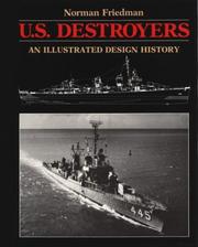 Cover of: U.S. Destroyers: An Illustrated Design History