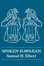 Spoken Hawaiian by Samuel H. Elbert
