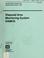 Cover of: Buzzards Bay Disposal Site Baseline Study, March 1990