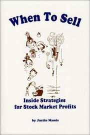 Cover of: When to Sell by Justin Mamis