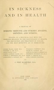 Cover of: In sickness and in health by James West Roosevelt