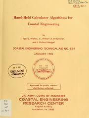 Cover of: Hand-held calculator algorithms for coastal engineering